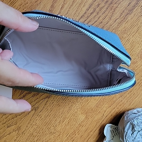 Kate Spade Tinsel Glitter Small Cosmetic Case Bag - Picture 5 of 9